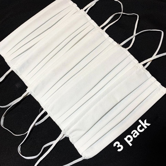 Other - 3 pack Washable Face Mask Cover Elastic Ear String